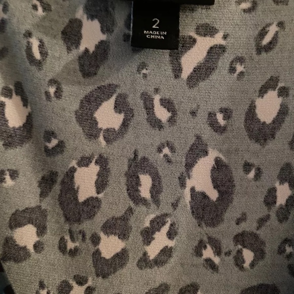 Torrid Green Leopard Print Studio Knit Tie Front Dress plus size 2 18/20 Hilow - Picture 4 of 4